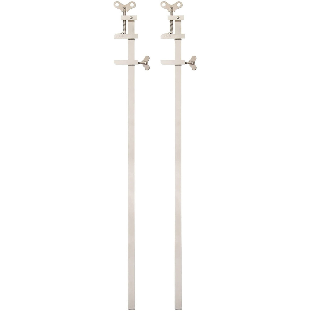 600mm Japanese Bar Clamps 2Pcs Steel Silver Kakuri Sangyo