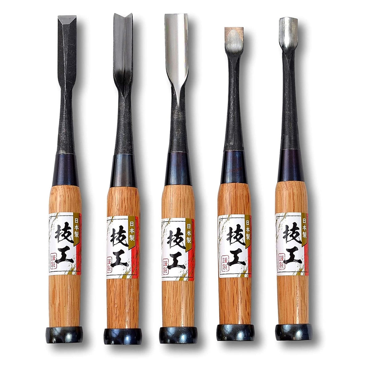wood and wood 契-CHIGIRI-[Walnut] KAKURIGIKOHWoodCarvingChisel5p