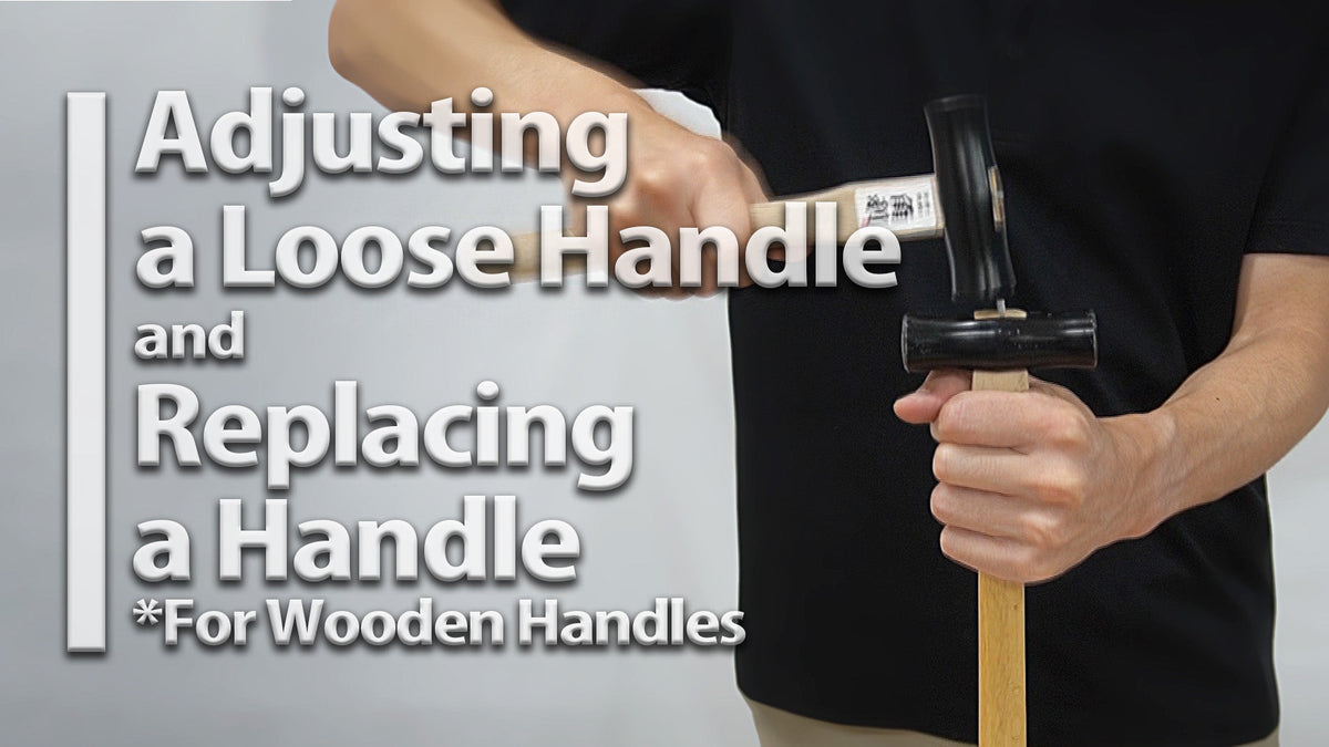 Adjusting a Loose Handle and replacing a handle for wooden Genno handl ...