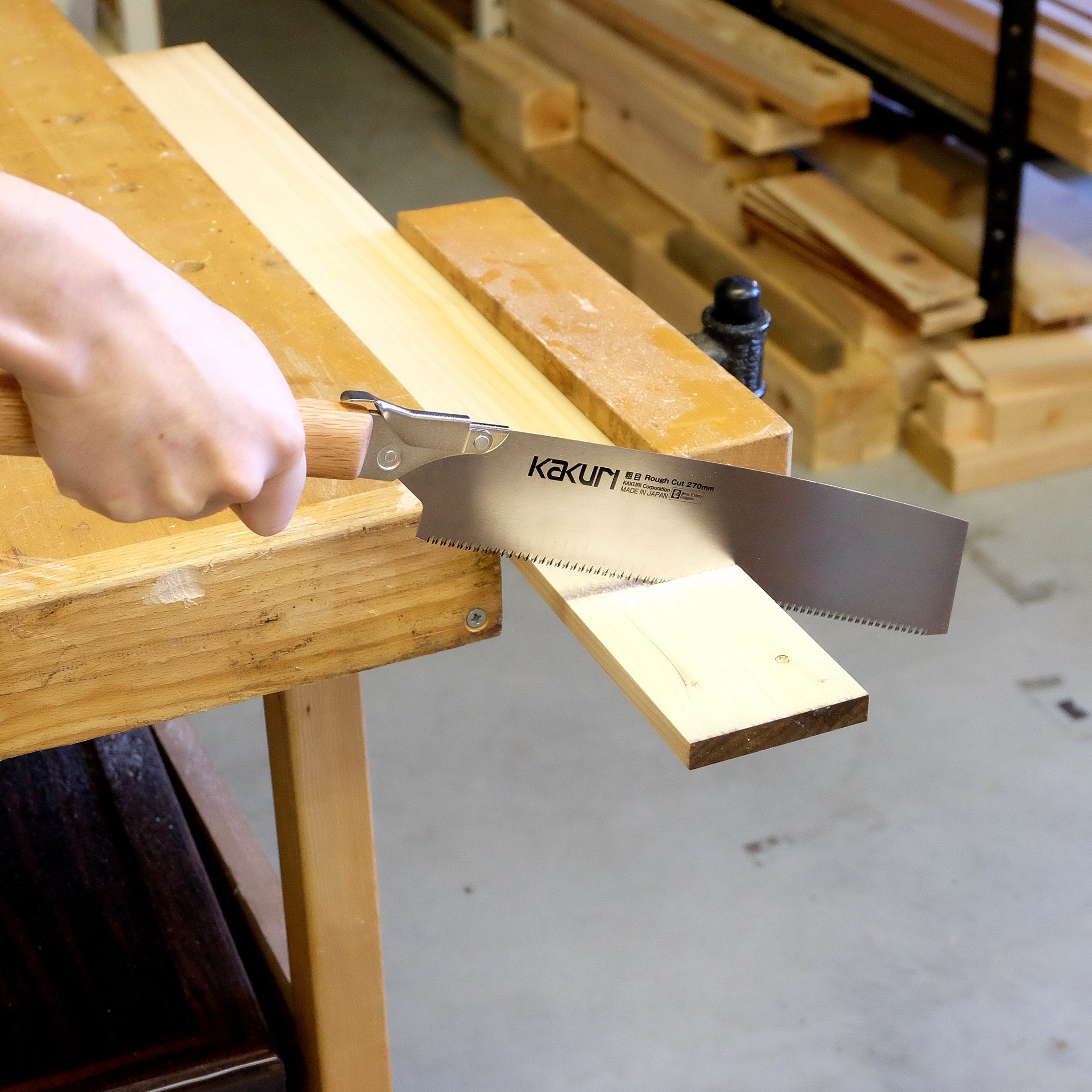 Hand Saw -Red Oak Handle -Rough Cut 270mm – KAKURI Corporation