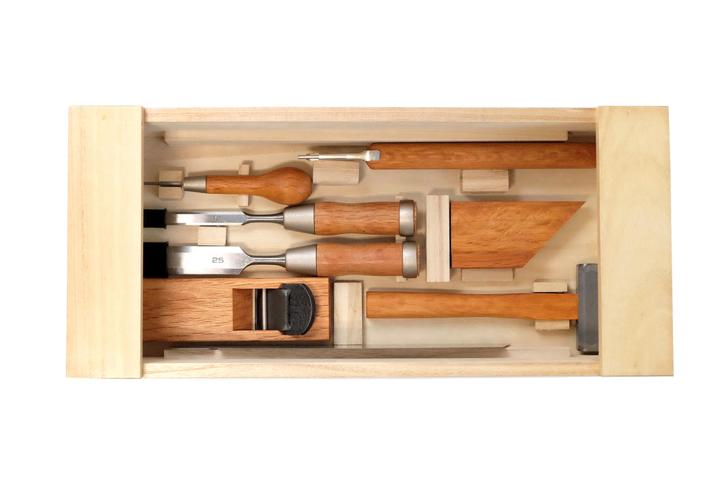 KAKURI Wooden Mallet for Woodworking 42mm Oak, Japanese Wood Mallet Hammer for Chiseling, Adjusting Japanese Plane, Assembling Furniture, Made in