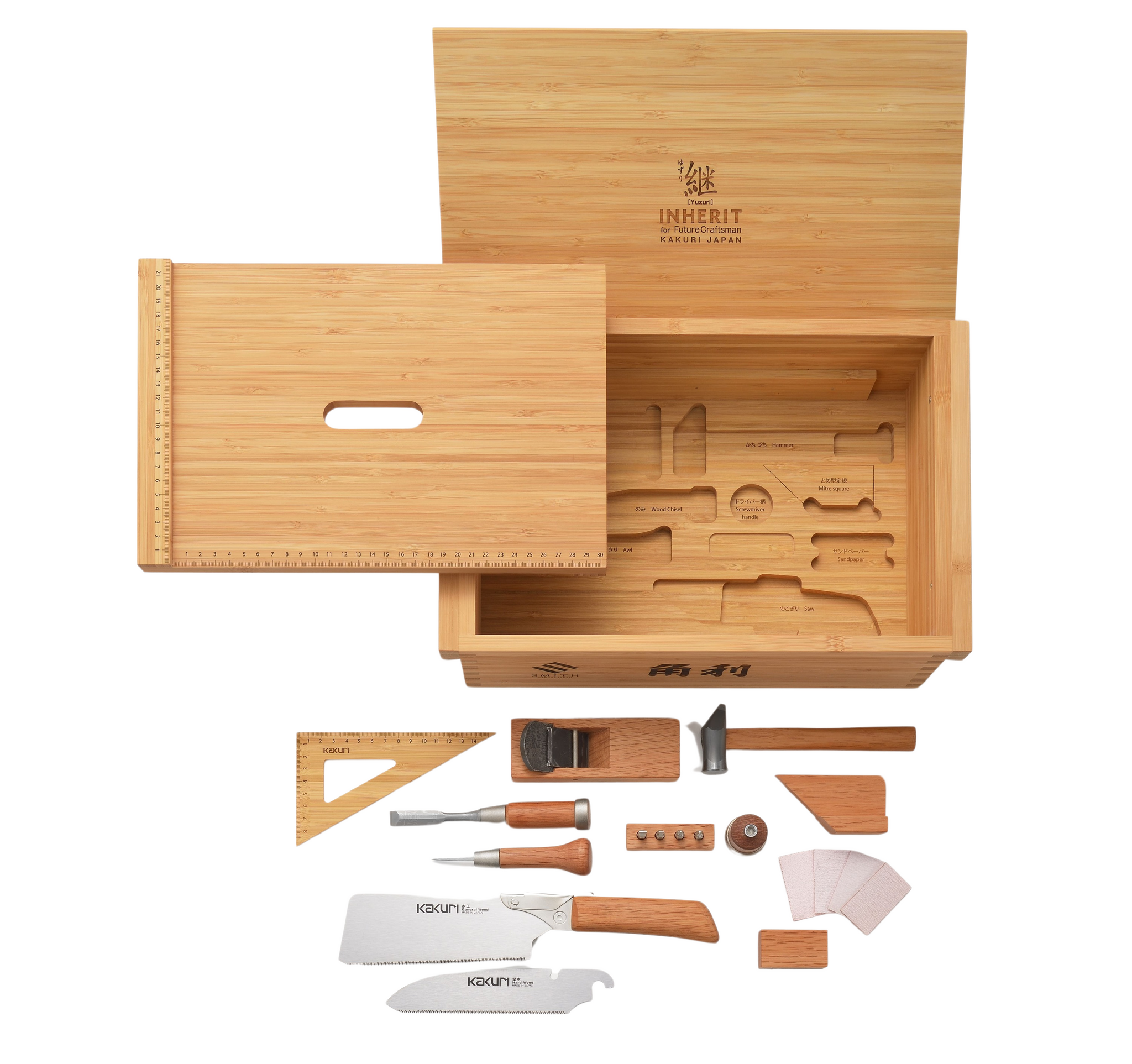 KAKURI Woodworking Tool Set for Junior, INHERIT [ Yuzuri