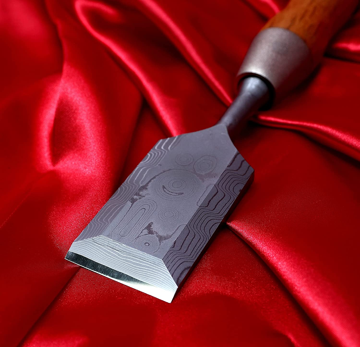 High-Grade Japanese Damascus Chisel Set – Kakuri Sangyo – KAKURI